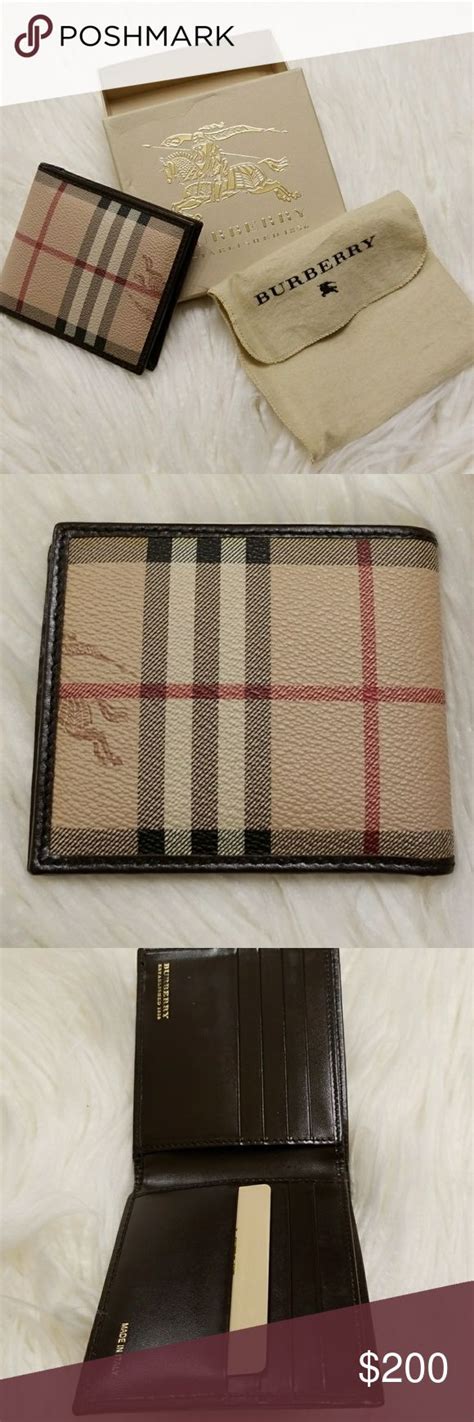 mens burberry wallet review|used burberry wallets men.